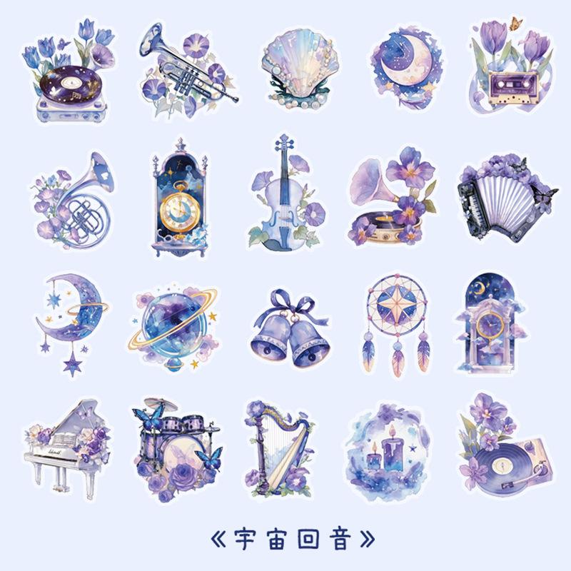Island Letter PET Sticker Pack Fresh Fruit Dessert Journal Decoration Material for Scrapbook Craft Supply