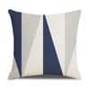 Pillow Nordic Geometric Linen Pillow Case Office Sofa Cushion Bedside Backrest Pillow Home