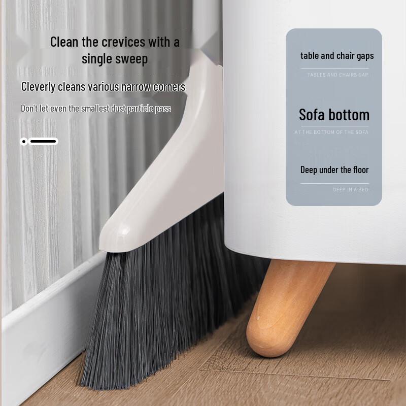 Mengting 3-Piece Broom, Dustpan & Wiper Set