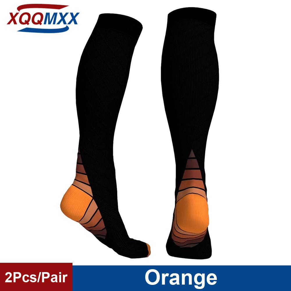 

Xqqmxx 1Pair Compression Socks For Women & Men For Neuropathy Swelling Pain Relief 20-30 Mmhg Knee-High Stockings S/M