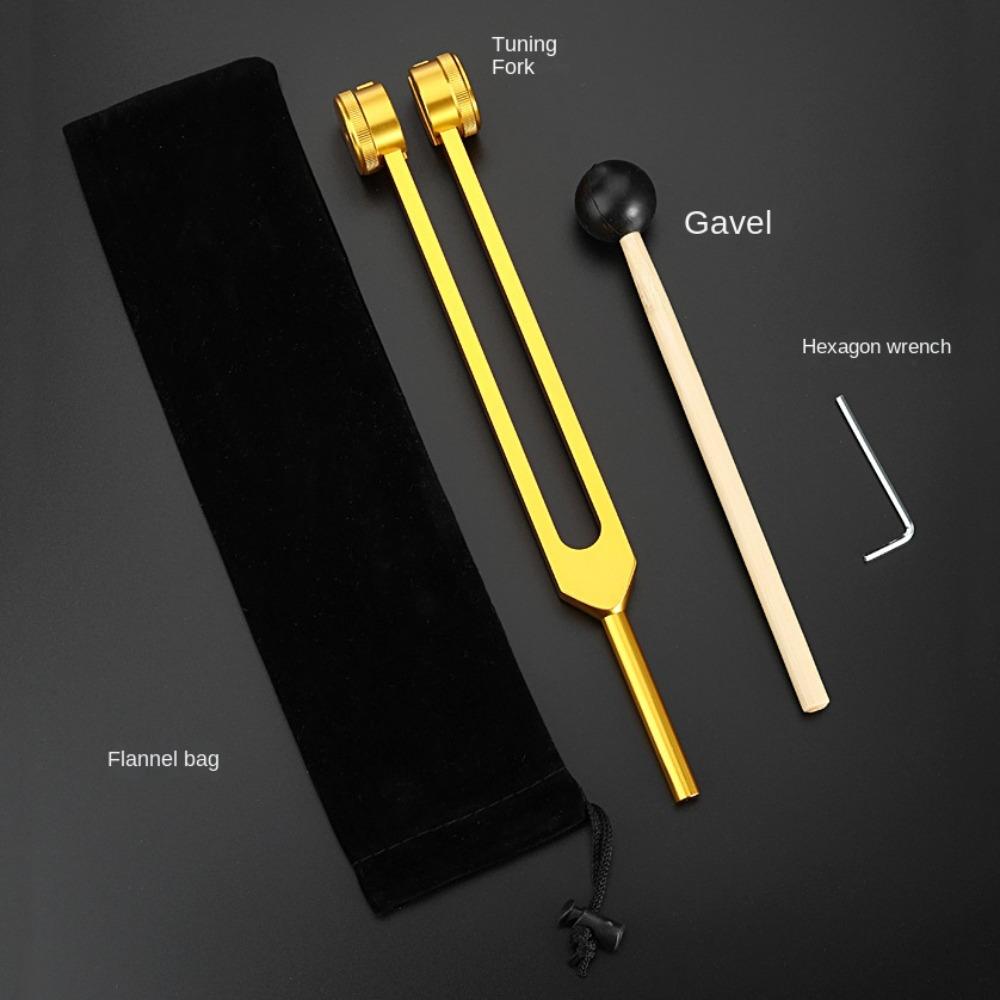 Aluminium Zinc Zinc Alloy 128 Hz Tuning Fork Set Healing Chakra Tuning Fork 128 Hz Tuner  Reliever