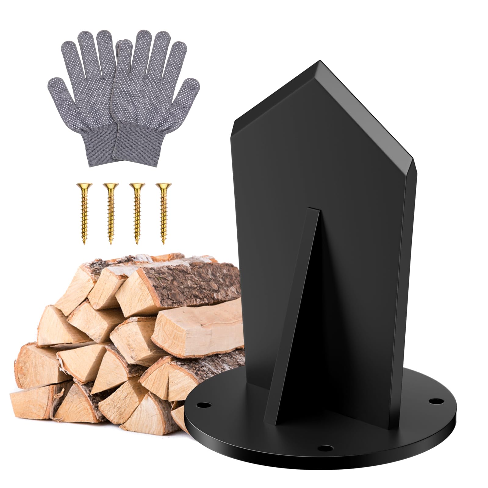 

PAHTTO Wedge, Firewood Splitter, Wood Splitter, Firewood Splitter, Portable, for Camping, Outdoor Activities