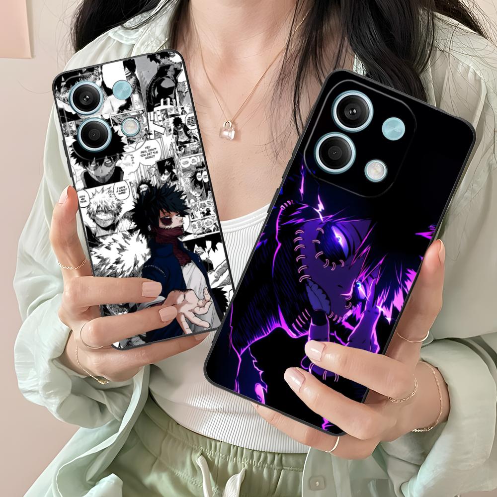 MHA Dabi Mobile Phone Case for Xiaomi Redmi Note 14 13 12 11 S Pro Plus 4G 5G Colorful Printing Cover Pretty Cellphones Luxury