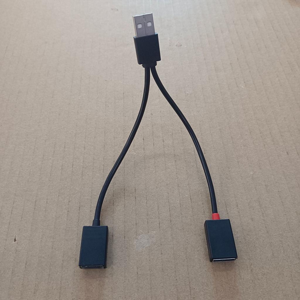 Multifunktionales USB-Splitterkabel für Auto, Schule, Büro USB Stecker auf Buchse Stromkabel Mehrere Schnittstellen 15cm/12cm