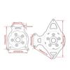 Motorcycle Engine Stator Cover Guard Side Protector for Kawasaki Z750 Z800 (2013-2016)
