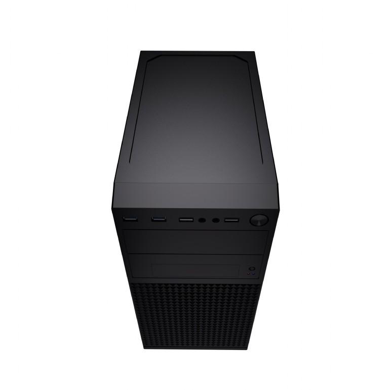 Boîtier PC Fornax K300, Micro-ATX, 2x USB 3.0 + 2x USB 2.0 noir