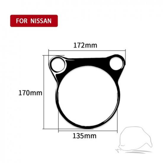 Piano Black Gear Shift Panel Decal Cover Sticker For Nissan 370Z Z34 2009-