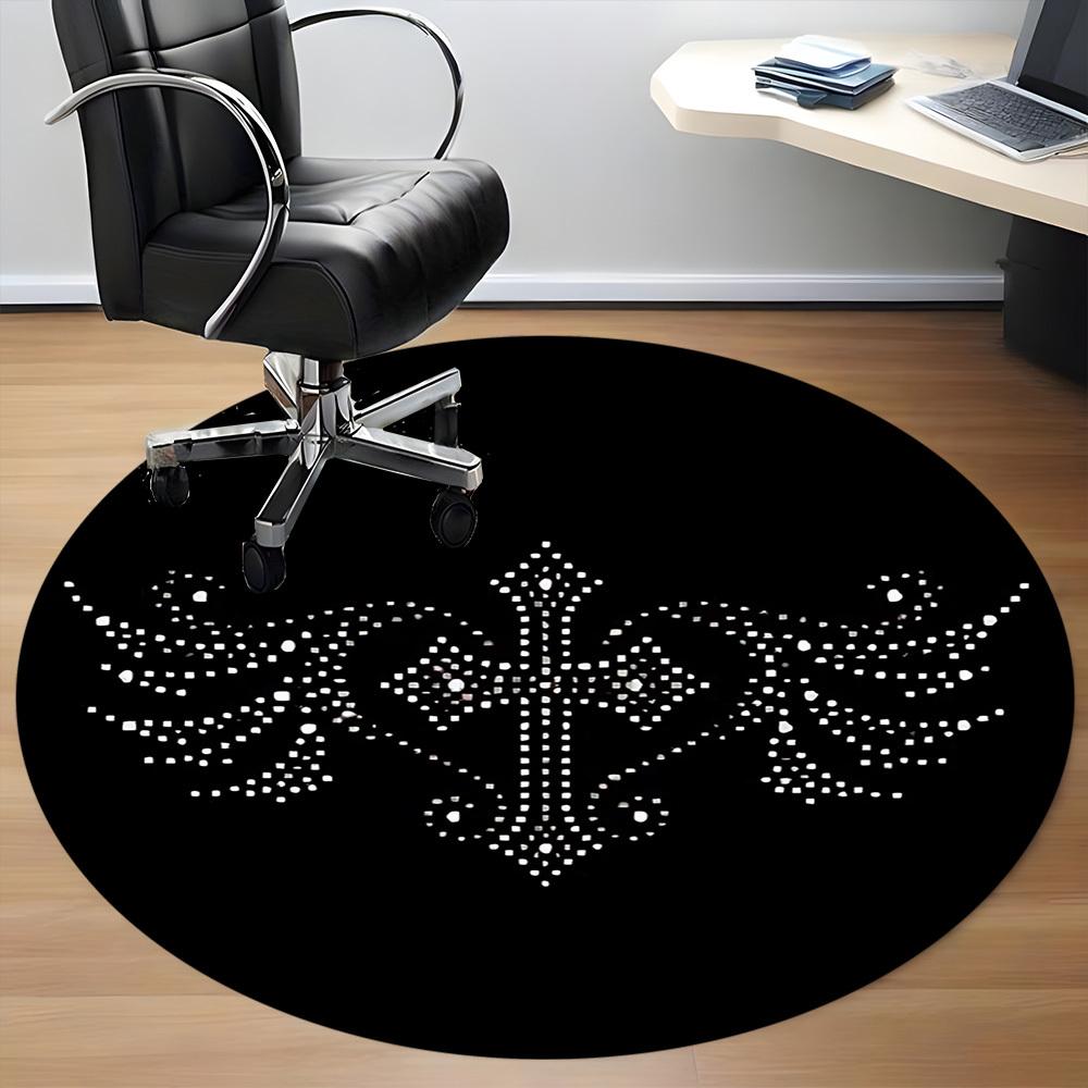 1pc Wings Chair Carpet for Office - Durable, Ideal for Chair Mats, Stylish & Functional Decorative Rug Yy260203021