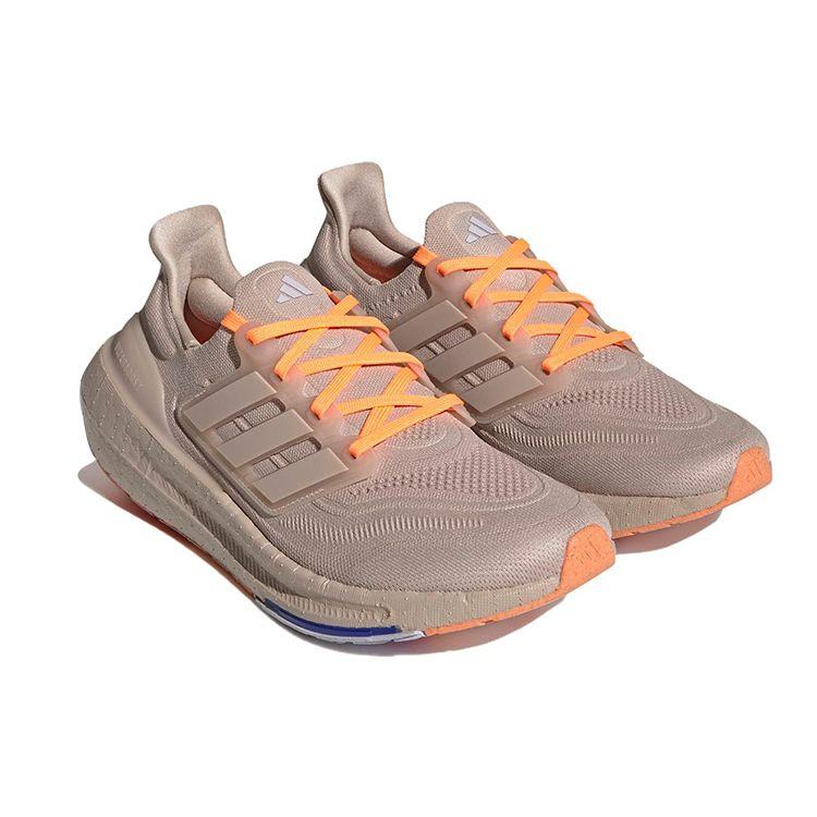Adidas UltraBoost Light Wonder Taupe Unisex Sneakers Pink Solar-Red HQ6343