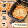 50pcs Disposable Air Fryer Parchment Liners, 9 Inch (5-8QT), Oil-Absorbing for Fries/Chicken