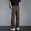 American Drape Pleated Design Paratrooper Pants Men's Loose Casual Straight High-end Black Trousers Long Pants Men