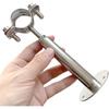 Adjustable 304 Stainless Steel Pipe Bracket Clamp for 110-150 Range Water or Gas Pipes