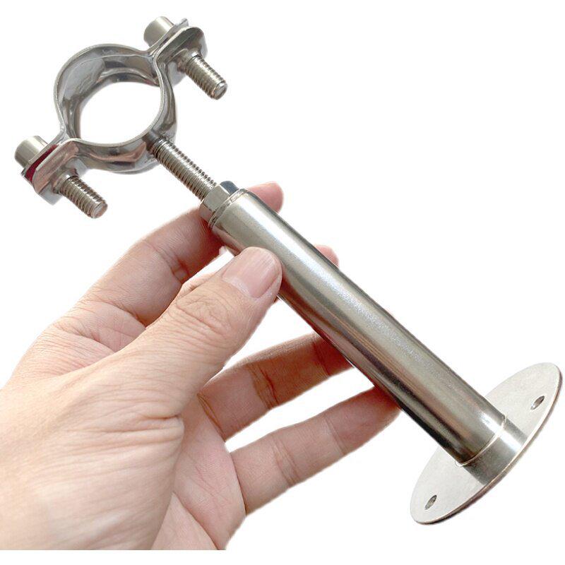 Adjustable 304 Stainless Steel Pipe Bracket Clamp for 110-150 Range Water or Gas Pipes