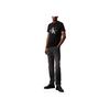 Calvin Klein T-shirt Unisex Nera a Maniche Corte con Logo Stampato Girocollo Vestibilità Aderente J30J320935-BEH
