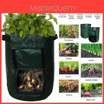 Durable And Reusable Potato Bags For Balcony And Patio Gardening 10 Gallon Capacity