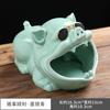 New Household Cute Cartoon Fu Pig Dog Ashtray Creative Ceramic Ashtray Personalized Trend Windproof Fly Ash