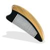 Portable Jade Sandalwood and Cow Horn Comb for Men & Women - Free Custom Engraving Gift Comb