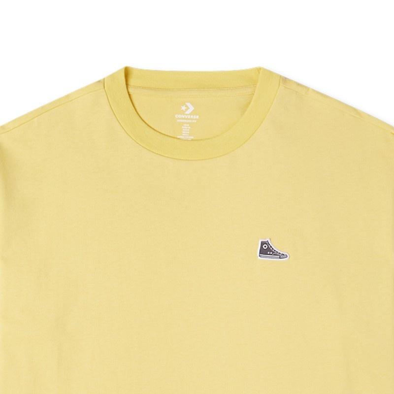 Converse Chuck Taylor Shoe Patch T-Shirt Asia Sizing 'Yellow' Men's 10020931-A15