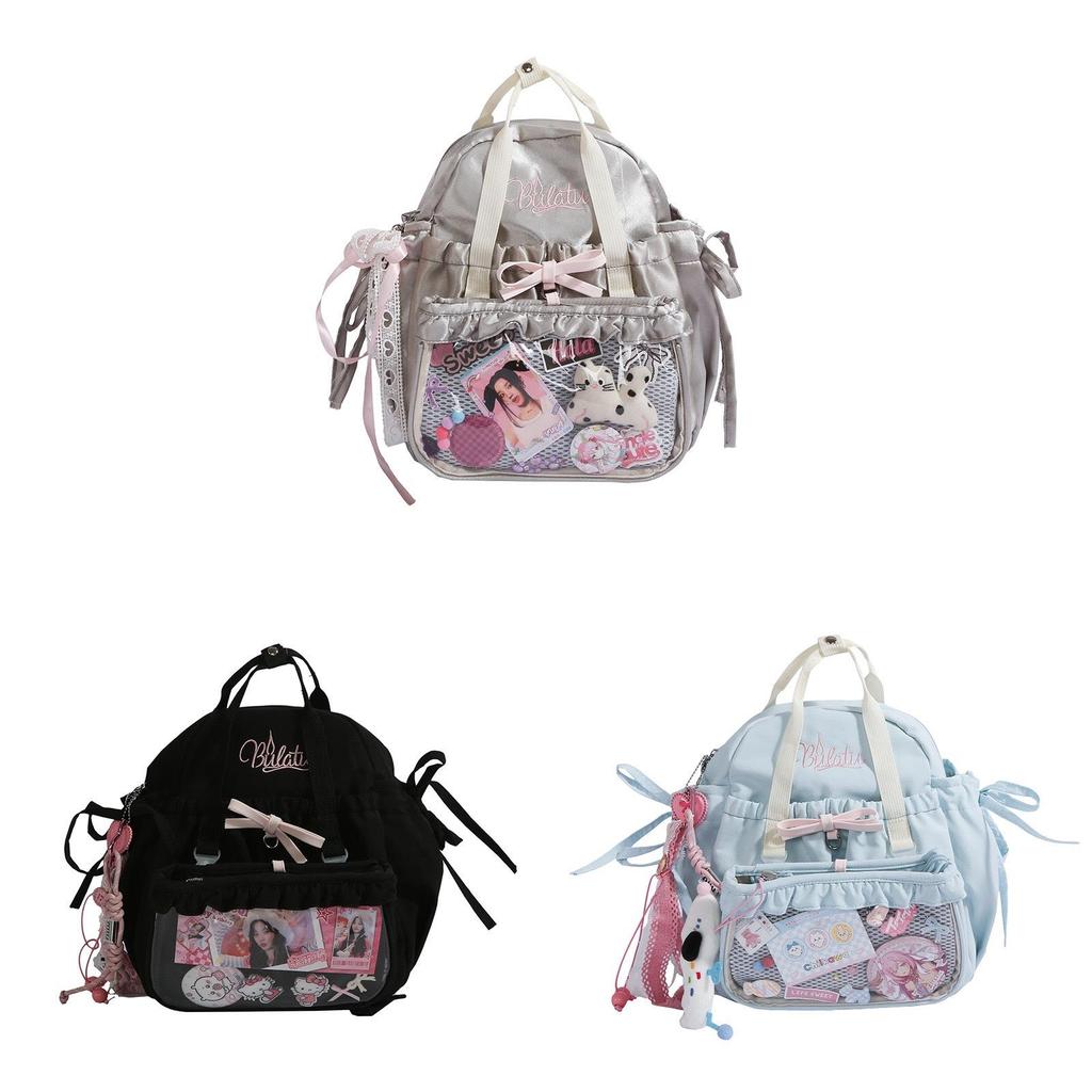 Cute Japanese Style Soft Girl Backpack With Padded Shoulder Straps For School