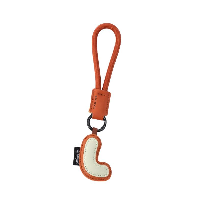 PU-Leder 26 Schlüsselanhänger Bunter geflochtener Handgelenkriemen Anti-Verlust Lanyard Schlüsselring Koffer Kamera Handyhülle Rucksack Anhänger