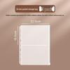 A4 Large Capacity Family Document Organizer with Transparent Pages for Birth Certificates and Household Registers