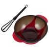 Hair Coloring Kit Plastic Bowls with Stirrer for Bleaching 8Pcs