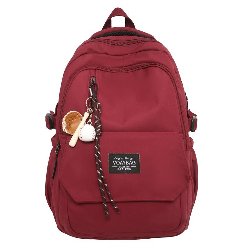 Backpack Men's New Japanese Fashion Large Capacity Computer Travel Backpack Casual Female High School Student School Bag Tide