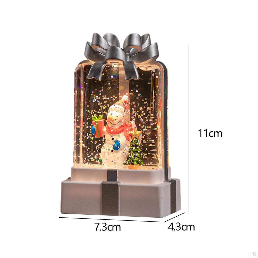 Vánoční dekorace LED noční světla Řemesla větrná lampa Micro Krajina Ornament