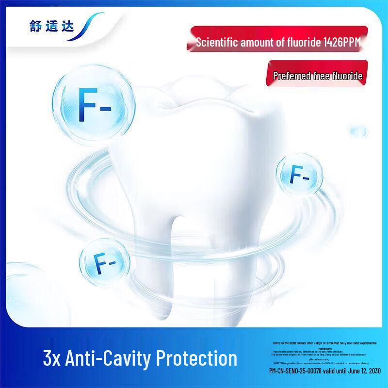 Sensodyne Fresh Tea Toothpaste Twin Pack + Towel