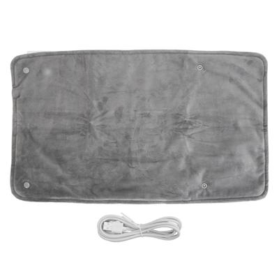 Graphene Hand Warmer USB Waterproof Dual Sided Heating Electric Hand Heater Blanket for Home Outdoor Office Gray