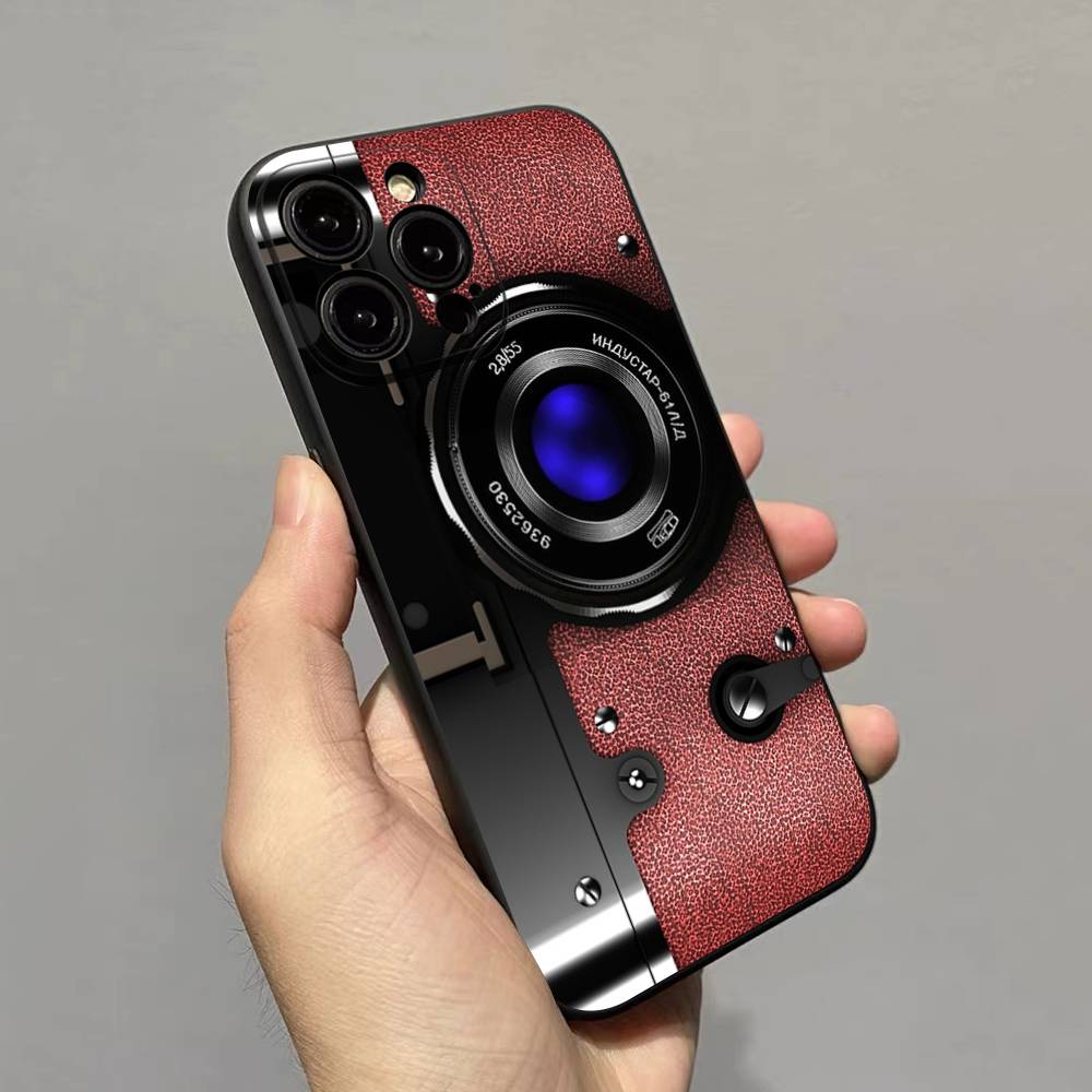 Retro Vintage Camera Phone Case For IPhone 17 16 Pro Max 15 14 13 12 11 Mini PLUS Cover