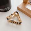 Multicolor Acetic Acid Hair Claw Korean Style Geometry Shark Clip Triangle Hair Crab Clip  Daily