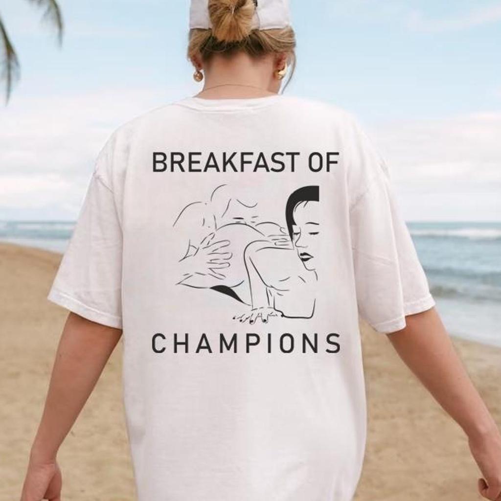 Breakfast of Champions S*x Shirt - Eat Your Protein Tee, Sarcastic Shirt, Adult Humor T-Shirt, Trendy T-Shirt, Witty Humor Adult Outfit 9