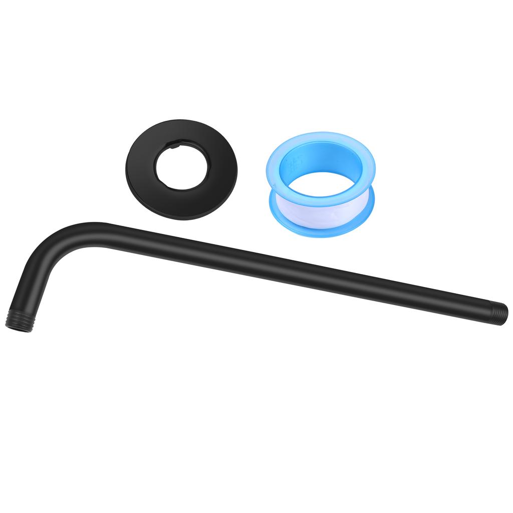 Shower Arm with Flange 30cm/40cm Stainless Steel Wall-Mounted Replacement Shower Arm for Fixed Shower Head and Rain Shower Head