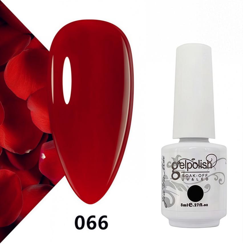 Amber Gel Polish Set: Gel Polish Manicure Kit with Whitening, Base Coat, and Sealer.
