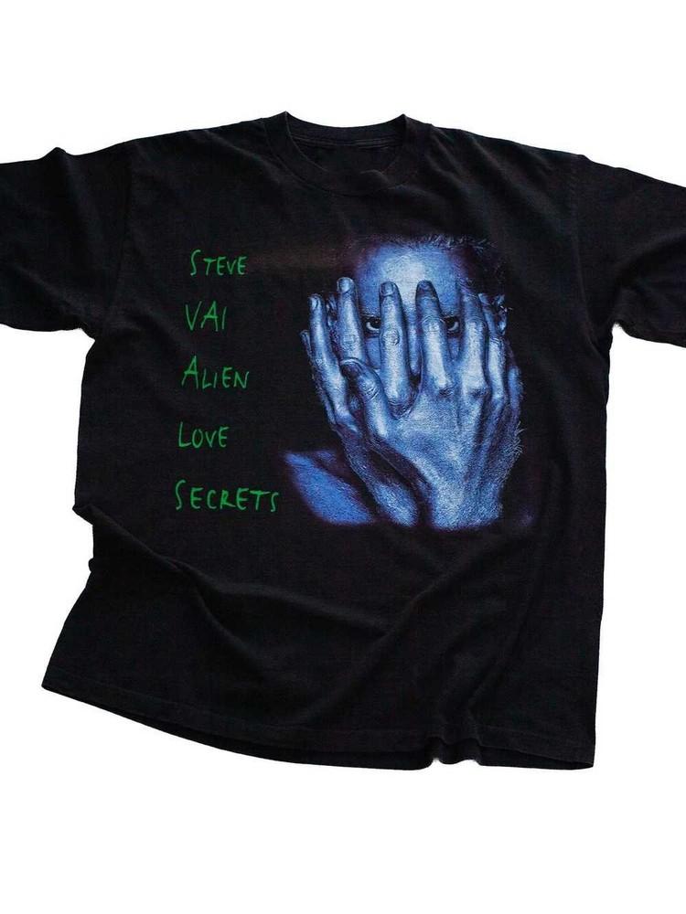 Steve Vai Alien Love Secrets T Shirt Black Unisex S-5XL 1J0444 Unisex T-Shirt XXL