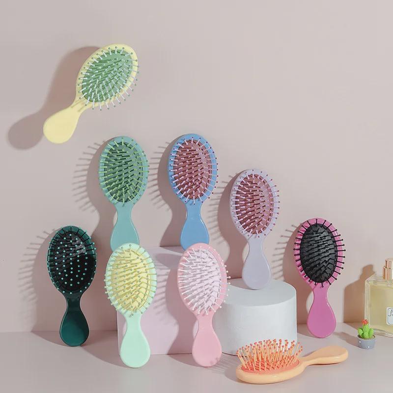Korean Cute Air Cushion Mini Comb for Women & Girls - Travel Portable Massage Brush