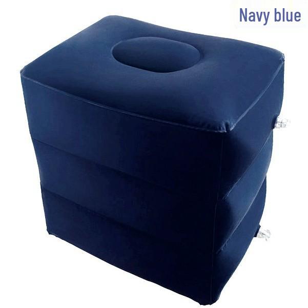 

Inflatable Three-Layer Adjustable Footrest Cushion for Travel