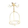 Metal Coffee Cup Stand Organizer Mug Holder Rack Space Saving Cup Cleanup Shelf Kitchen Countertop Display