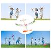Wood Airplane Gliders Propeller Plane Toys Set Wooden Airplane Kits Rubberband Powered Propellor Planes Children's Day