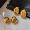 Style Metal Heavy-Duty Exaggerated Large Earrings for Women, High-End, Face-Slimming, Light Luxury, Premium Feel, 2026 New Model, Gold Earrings