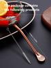 18/8 Colorful Stainless Steel Tea Drinking Straws Spoon Tea Filter Reusable Bombilla Gourd Tea Tools Bar Accessories