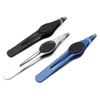1PC Eyebrow Clip Tool Tweezers Beard Puller Stainless Steel Slant Head