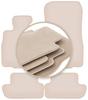 PREMIUM beige vloermatten voor: BMW 6 F12 Cabrio 2011-2018