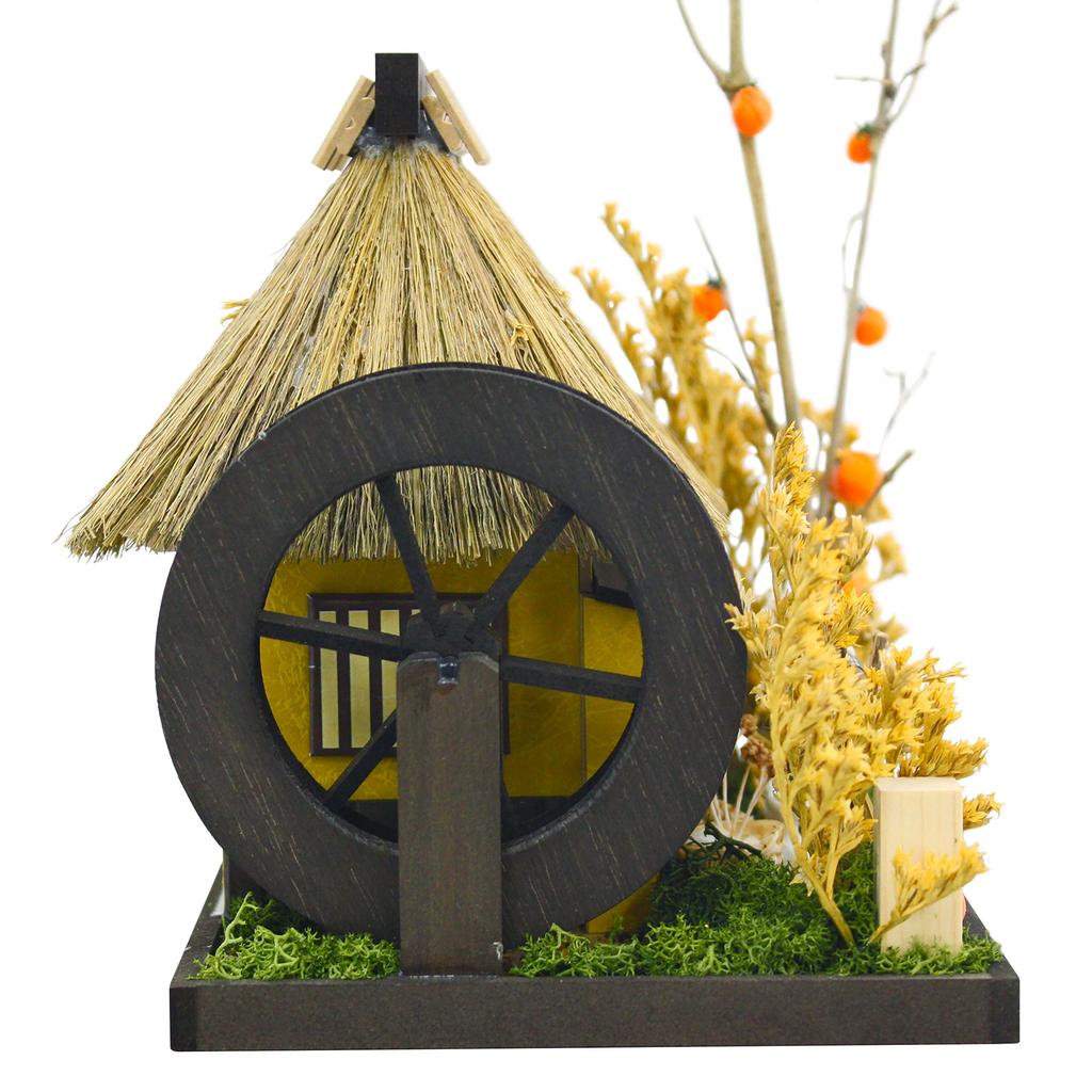 Billy Handmade Dollhouse Kit Thatched House Kit Country House 8443