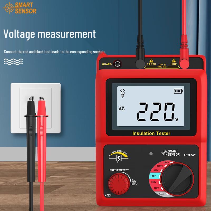 Sima Digital Insulation Resistance Tester (CN Version)