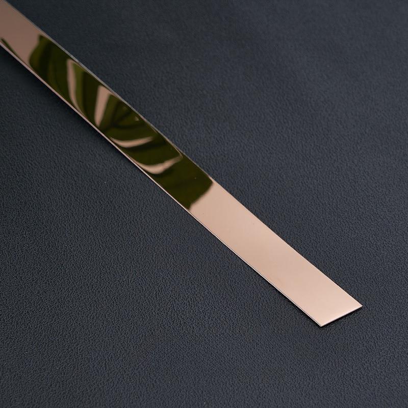 Black Titanium Alloy Self-Adhesive Decorative Ceiling & Wall Edging Strip