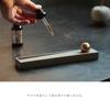 Incense holder, concrete, adjustable angle, HUNT9 Domenico (Argento) #58329