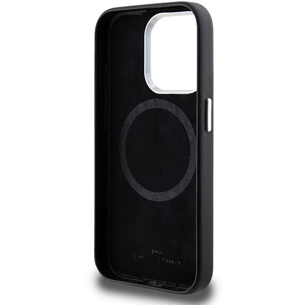 BMW BMHMP15L23PUFWK iPhone 15 Pro 6.1"black/black Signature Wrapped Metal MagSafe