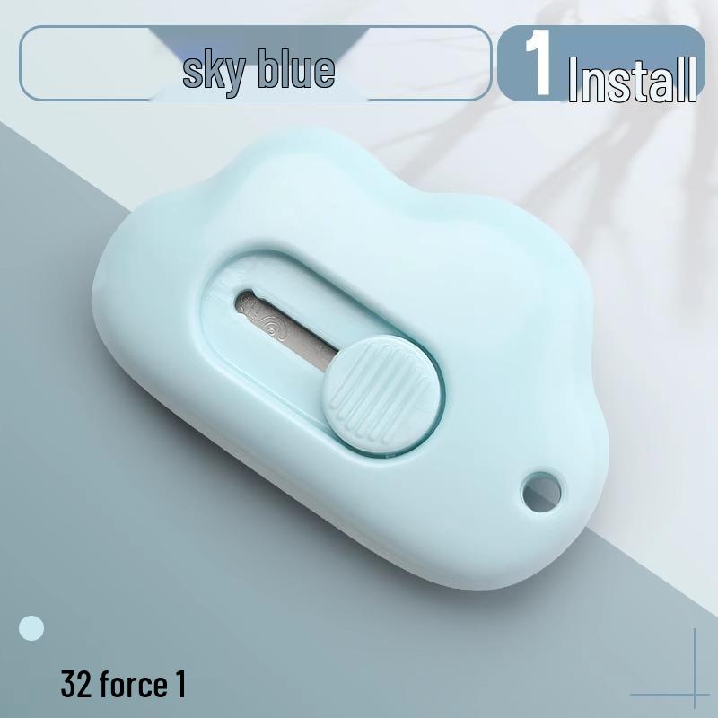 

Компактный облачный мини-канцелярский нож: Портативный студенческий нож для вскрытия писем и резак для бумаги для офиса и распаковки